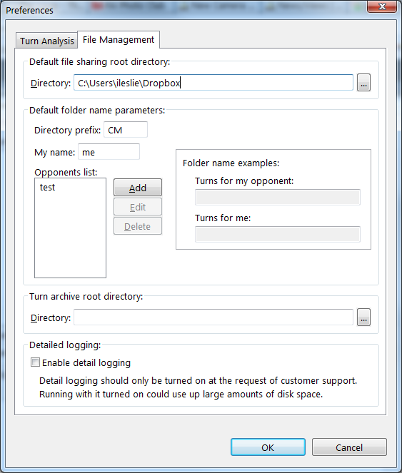 File Managment Setup