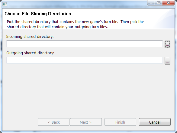 Receive First Turn - Pick Shared Directories