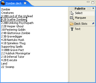 Deck Editor
