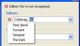 Type in with auto correction suggestions