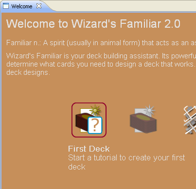 Welcome screen is now more welcoming